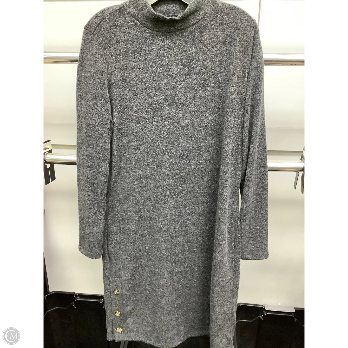 Dress Sweater By Banana Republic In Grey, Size: L