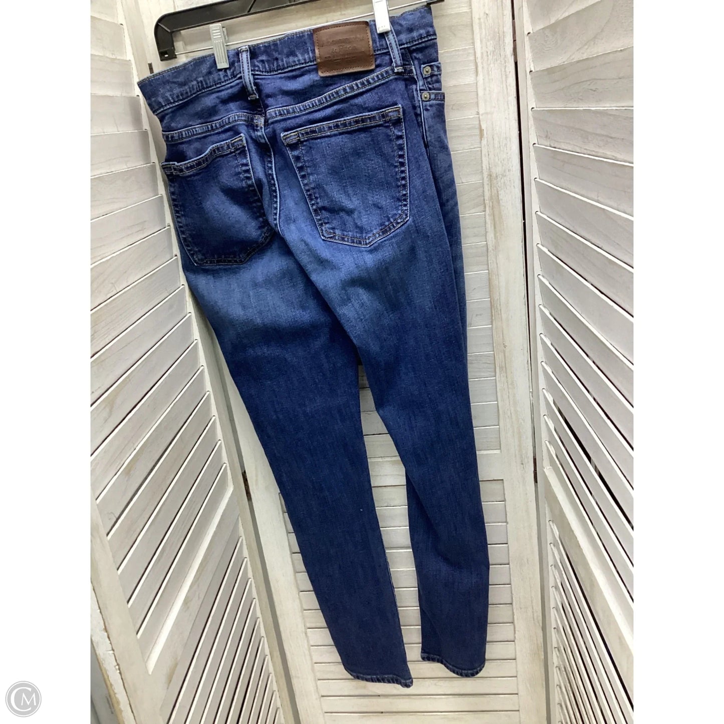 Jeans Straight By Abercrombie And Fitch In Blue Denim, Size: 6