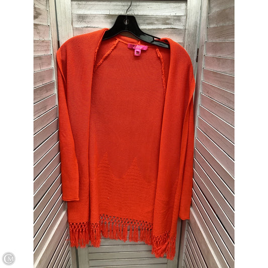 Cardigan Designer By Lilly Pulitzer In Orange, Size: Xs