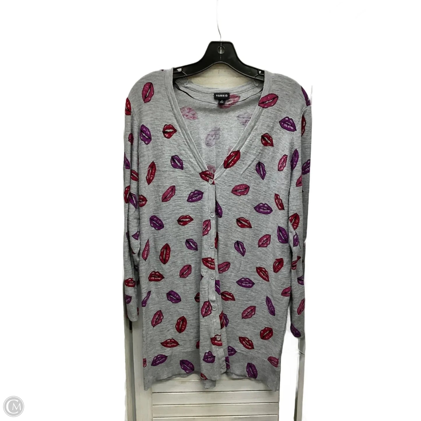 Cardigan By Torrid In Multi-colored, Size: 2x