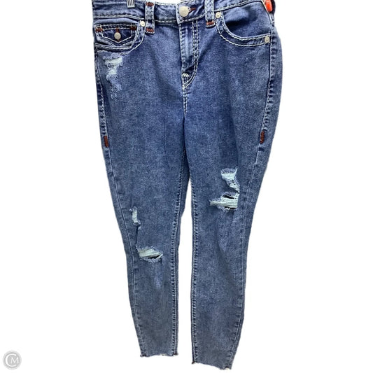 Jeans Boyfriend By True Religion In Blue Denim, Size: 4