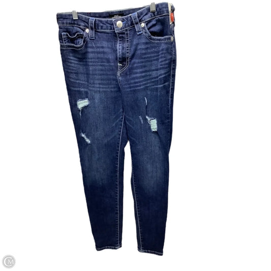 Jeans Boyfriend By True Religion In Blue Denim, Size: 4