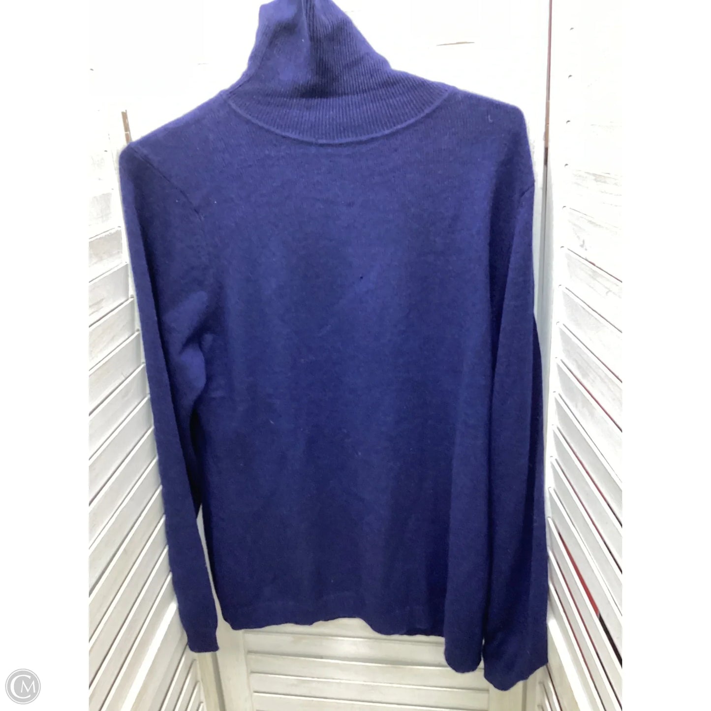 Top Long Sleeve By Clothes Mentor In Navy, Size: Xl