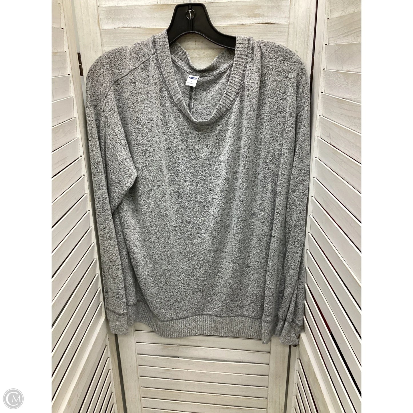 Top Long Sleeve By Old Navy In Leopard Print, Size: L