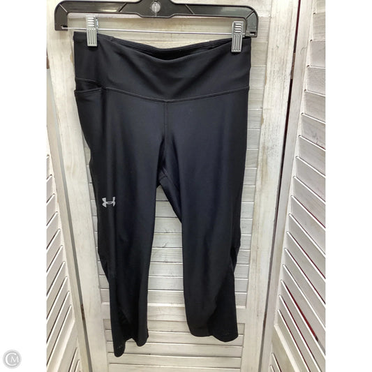 Athletic Capris By Under Armour In Black, Size: M