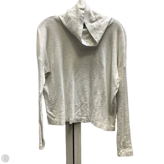 Top Long Sleeve By Banana Republic In White, Size: S