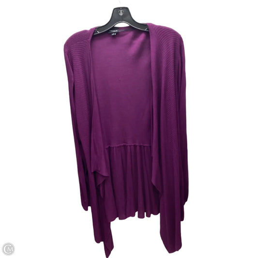 Cardigan By Torrid In Purple, Size: 2x