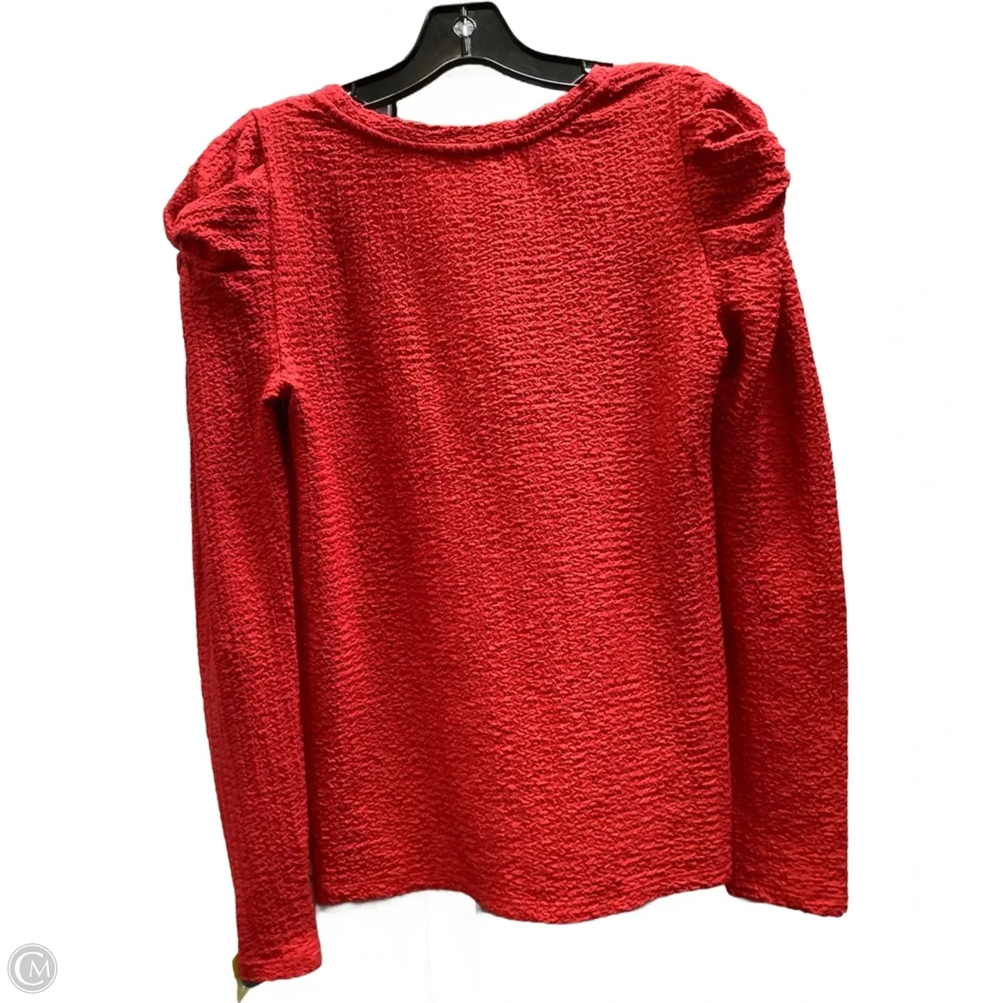 Top Long Sleeve By Loft In Red, Size: S