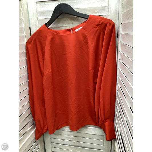 Top Long Sleeve By Nine West In Red, Size: M