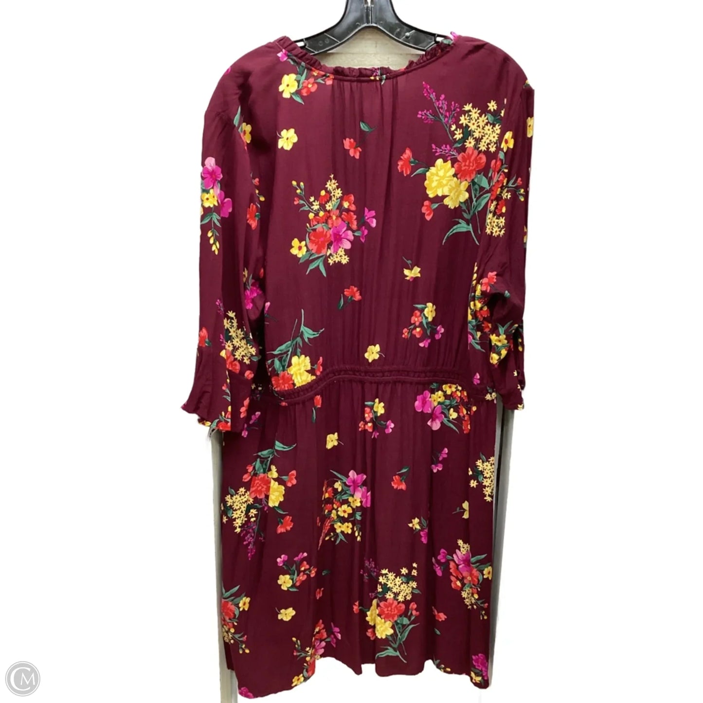 Dress Casual Midi By Old Navy In Floral Print, Size: Xxl