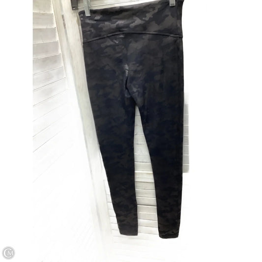 Athletic Leggings By Spanx In Camouflage Print, Size: M