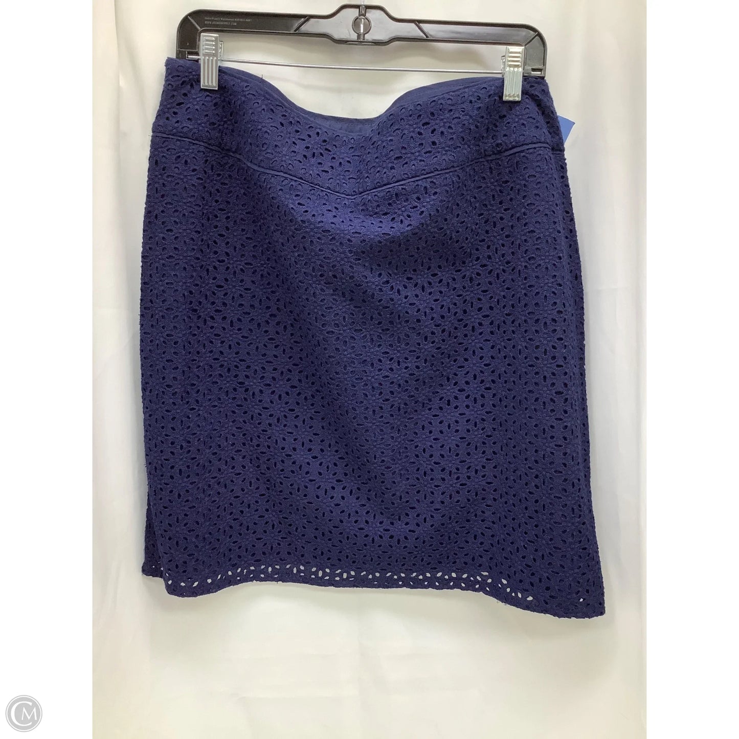 Skirt Midi By Clothes Mentor In Navy, Size: 14