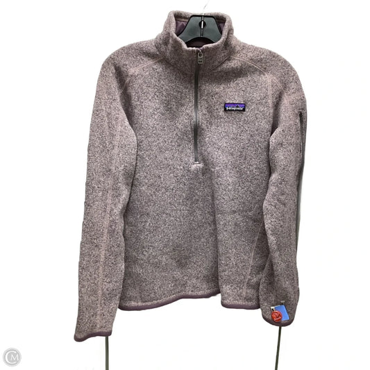 Jacket Fleece By Patagonia In Mauve, Size: M