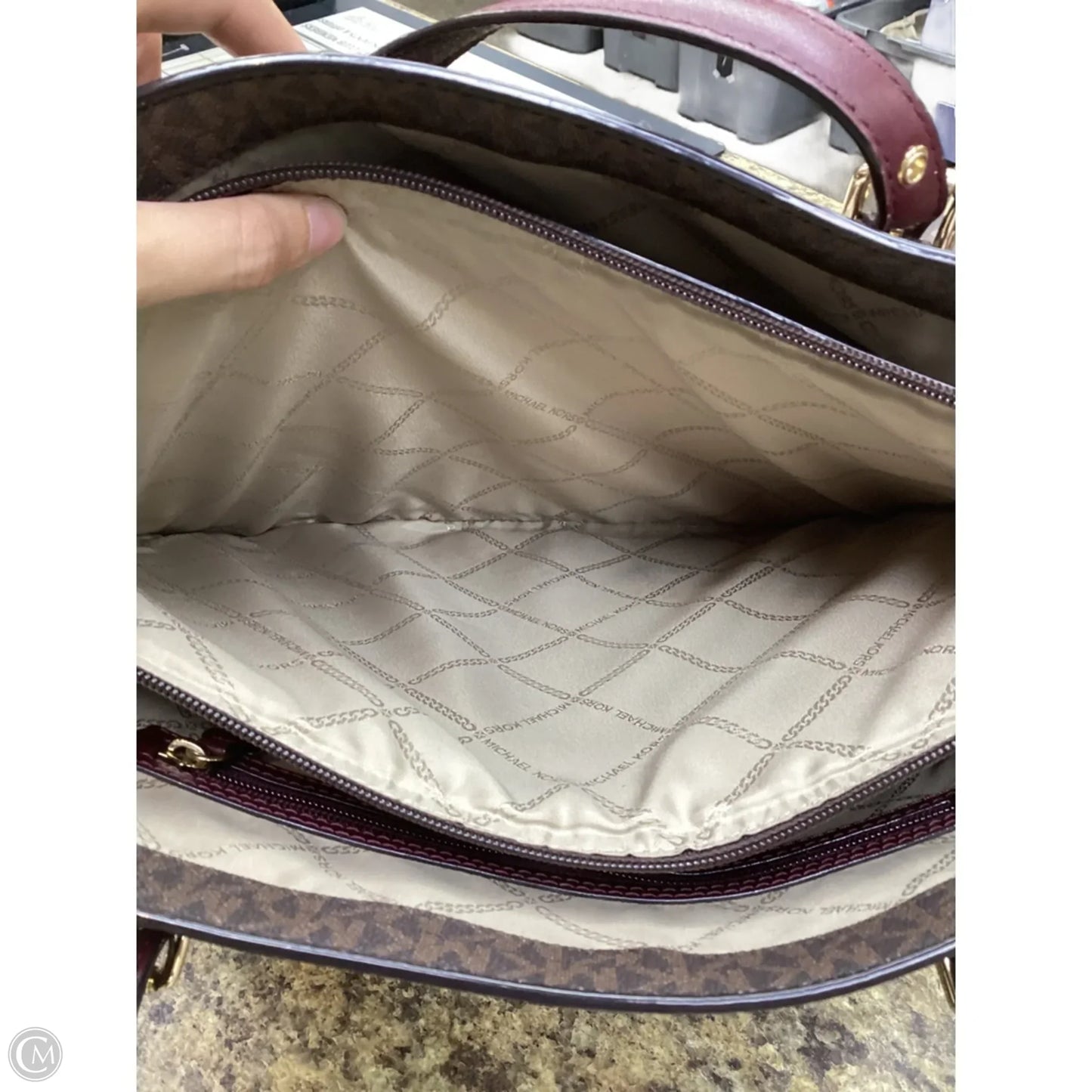 Tote Designer By Michael Kors, Size: Large