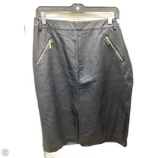 Skirt Midi By Charter Club In Black, Size: 10
