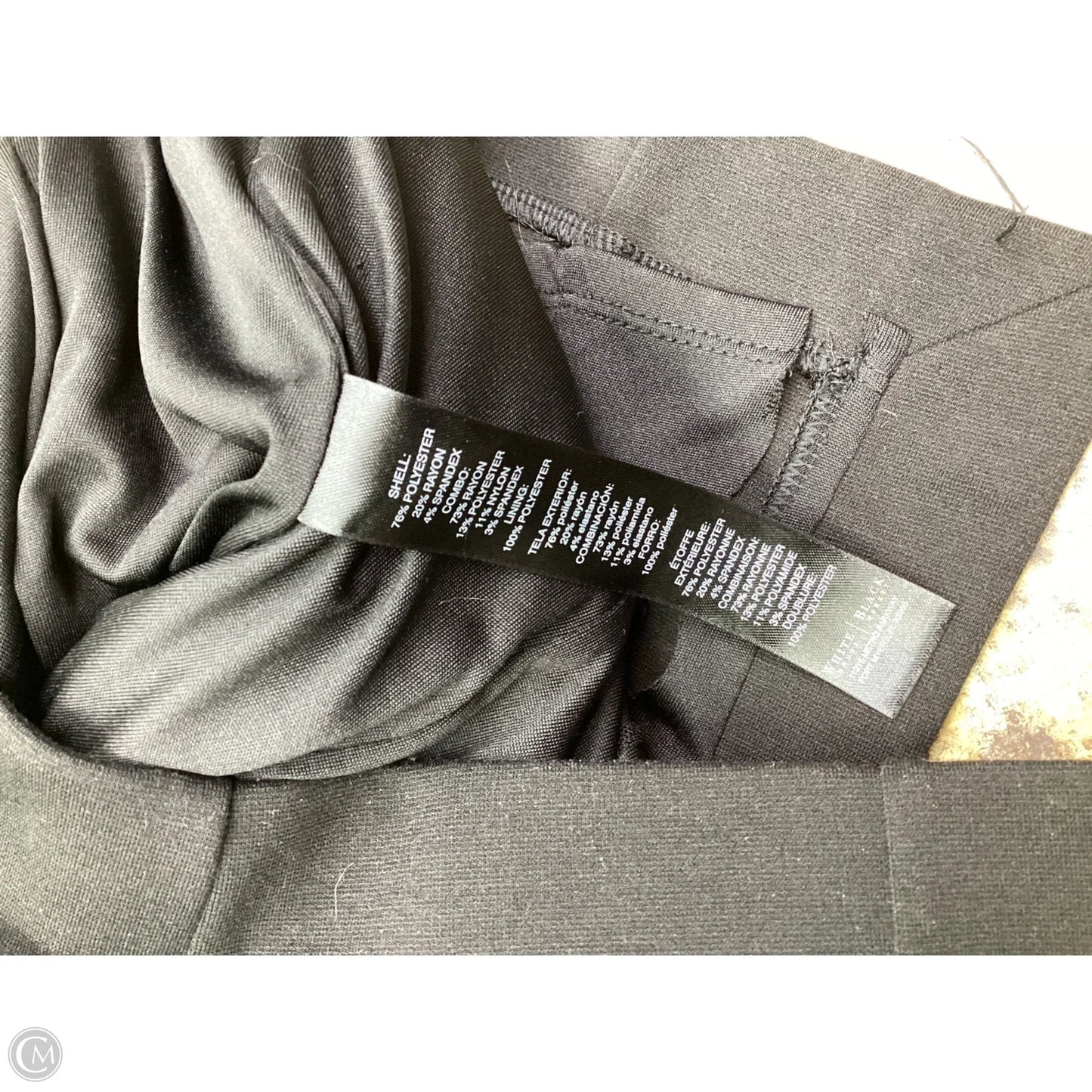 Dress Casual Midi By White House Black Market In Black & White, Size: 0