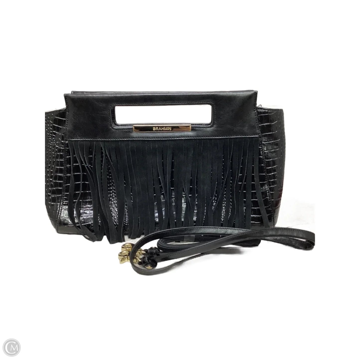 Clutch Designer By Brahmin, Size: Medium