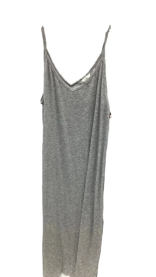 Dress Casual Midi By H&m In Grey, Size: L