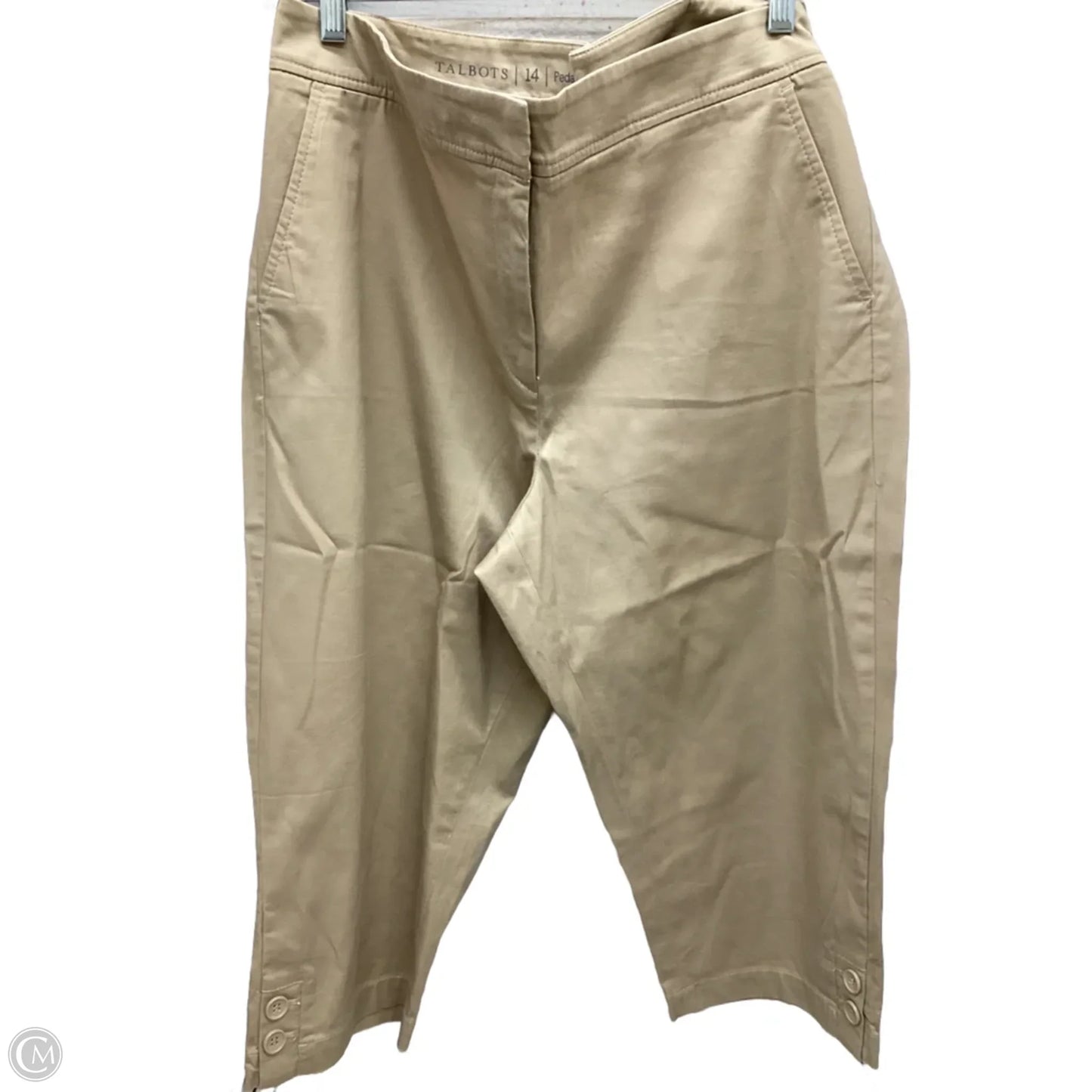 Capris By Talbots In Tan, Size: 14
