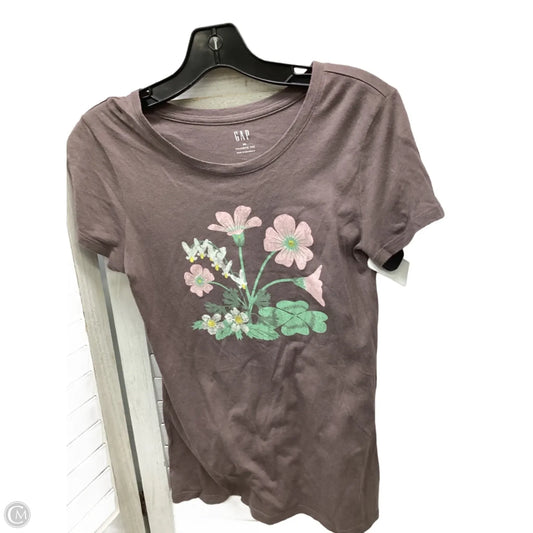 Top Short Sleeve By Gap In Multi-colored, Size: Xs