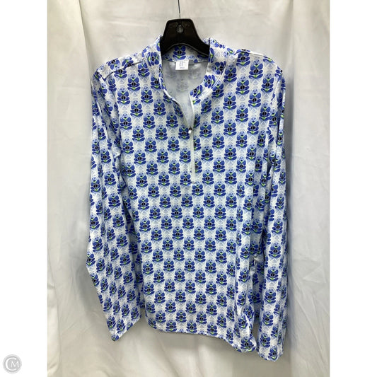 Top Long Sleeve By Sigrid Olsen In Multi-colored, Size: Xl