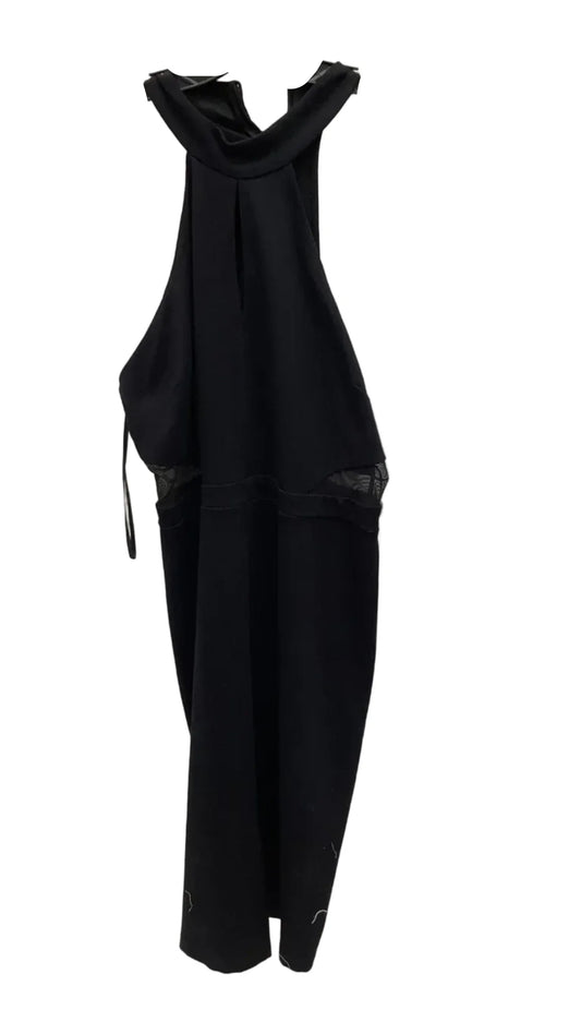 Dress Casual Midi By Clothes Mentor In Black, Size: 14