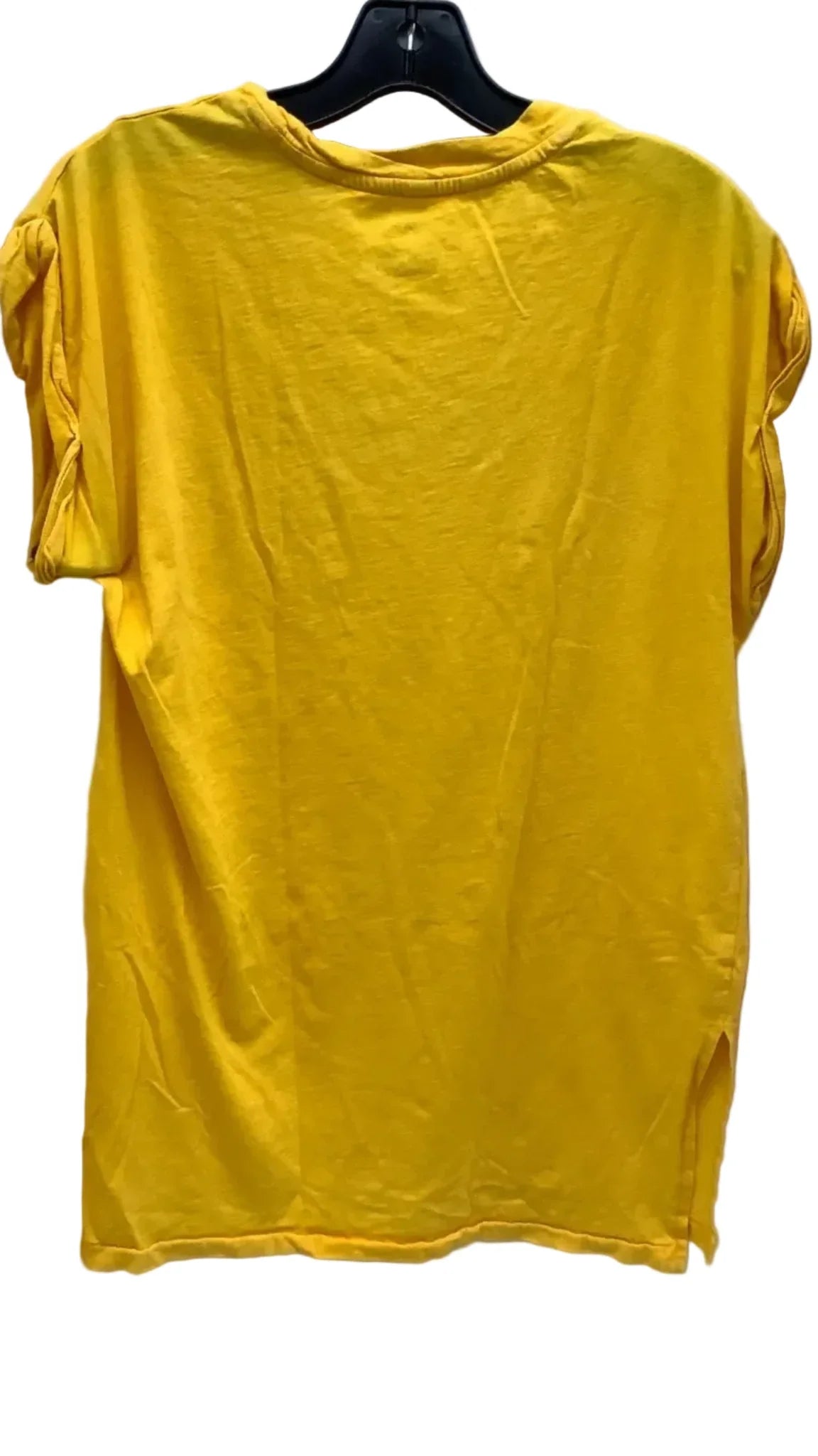 Top Short Sleeve By Aerie In Yellow, Size: Xs