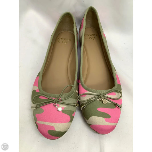 Shoes Flats By Crown And Ivy In Multi-colored, Size: 9