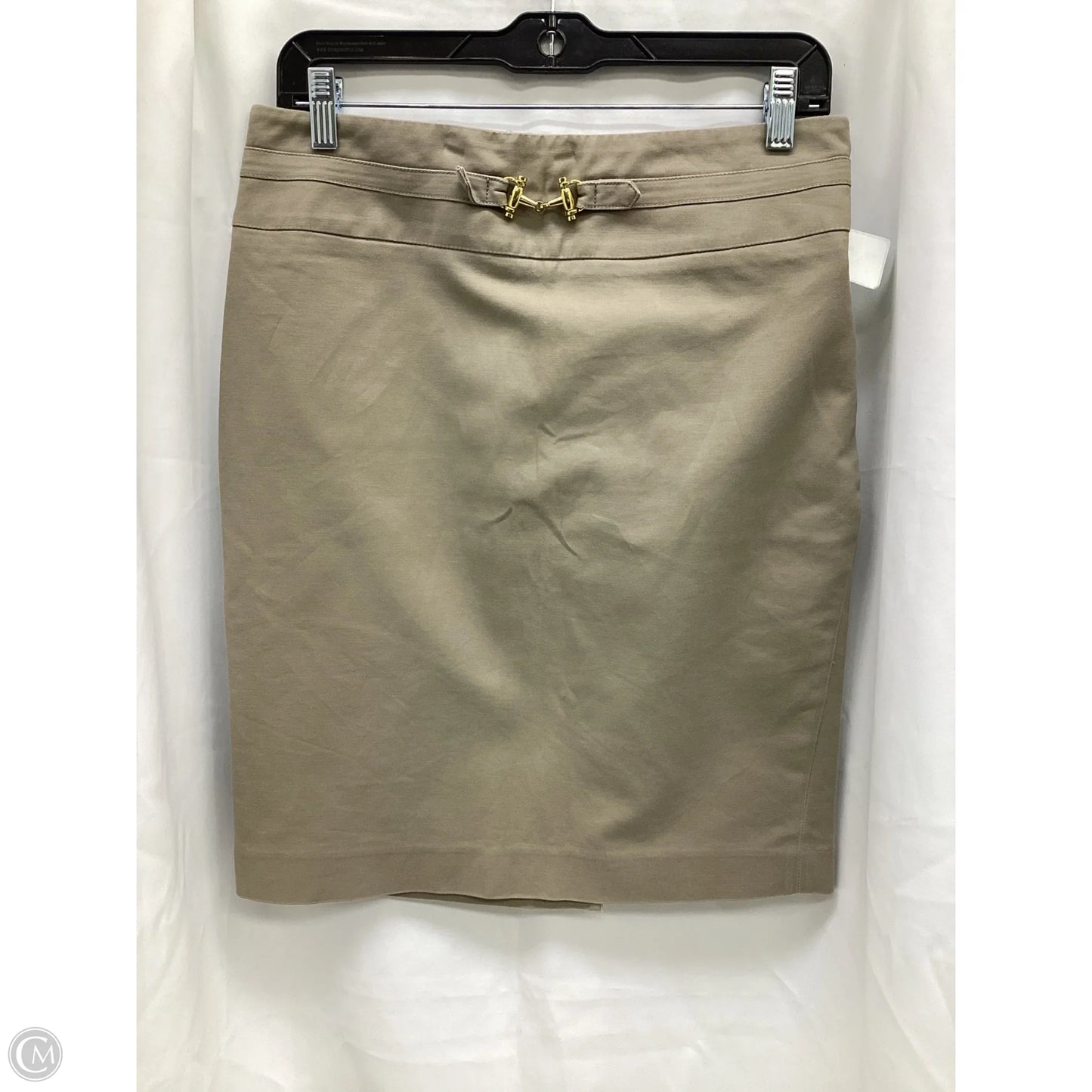 Skirt Midi By Clothes Mentor In Beige, Size: 6