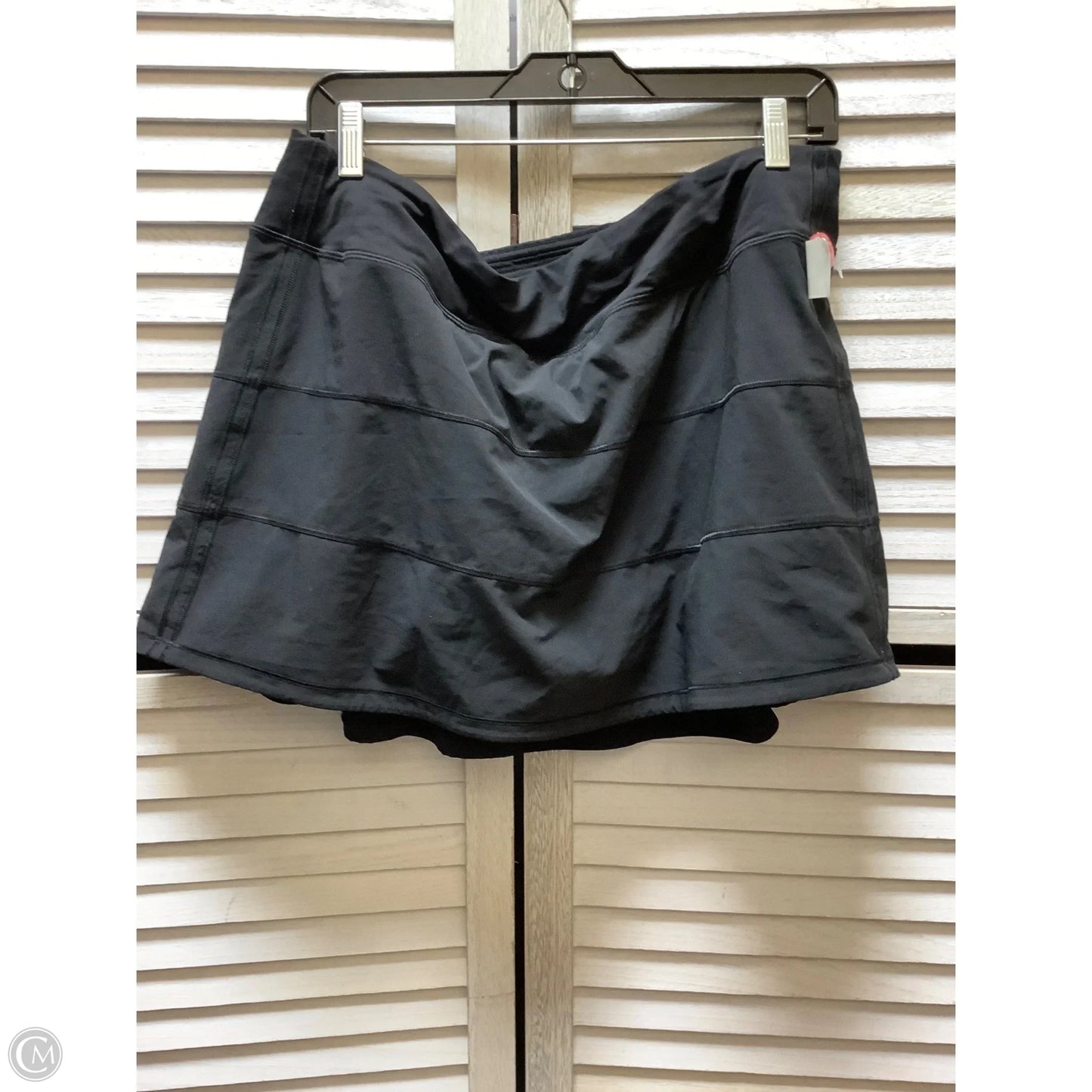 Athletic Skort By Lululemon In Black, Size: 14