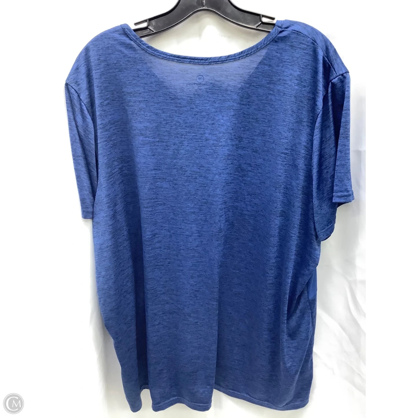 Top Short Sleeve By Clothes Mentor In Navy, Size: 2x