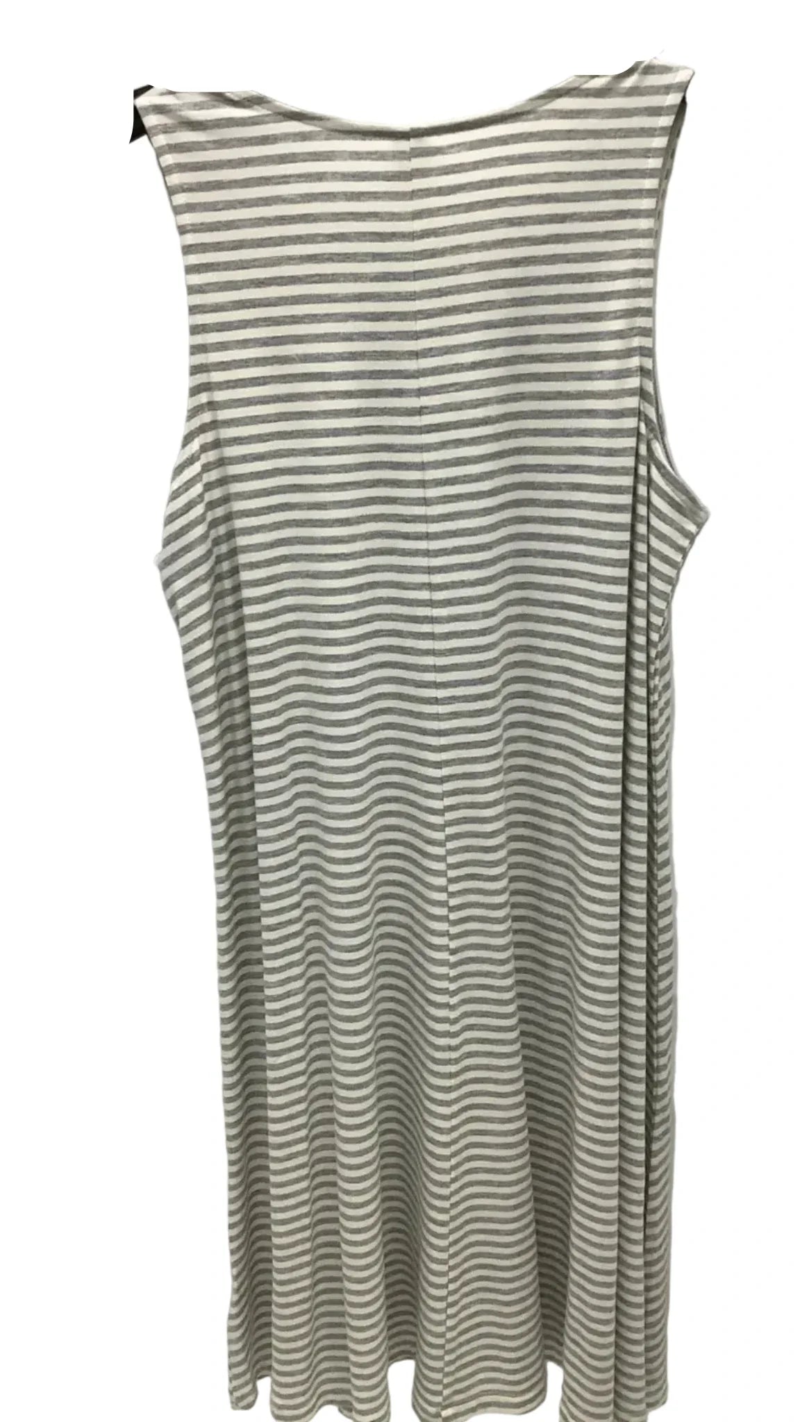 Dress Casual Midi By Old Navy In Striped Pattern, Size: S