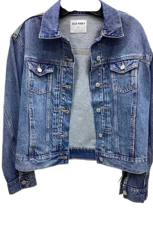 Jacket Denim By Old Navy In Blue Denim, Size: Xs