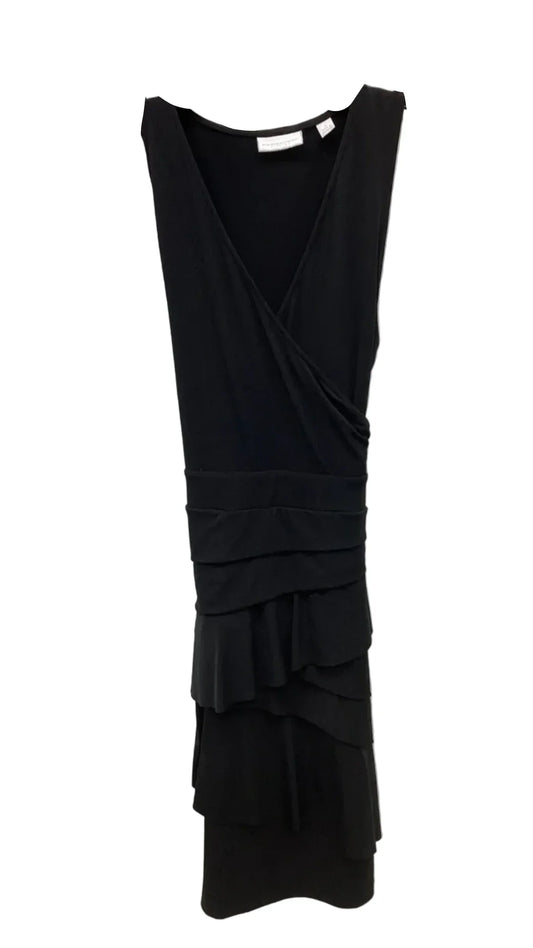Dress Casual Midi By New York And Co In Black, Size: M