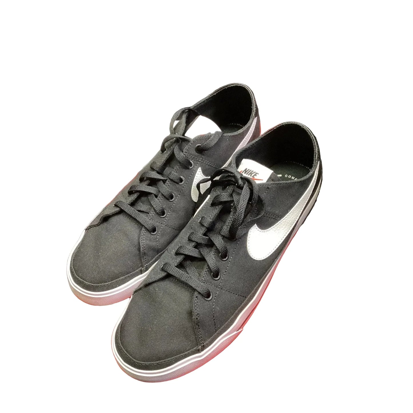 Shoes Flats By Nike In Black, Size: 12