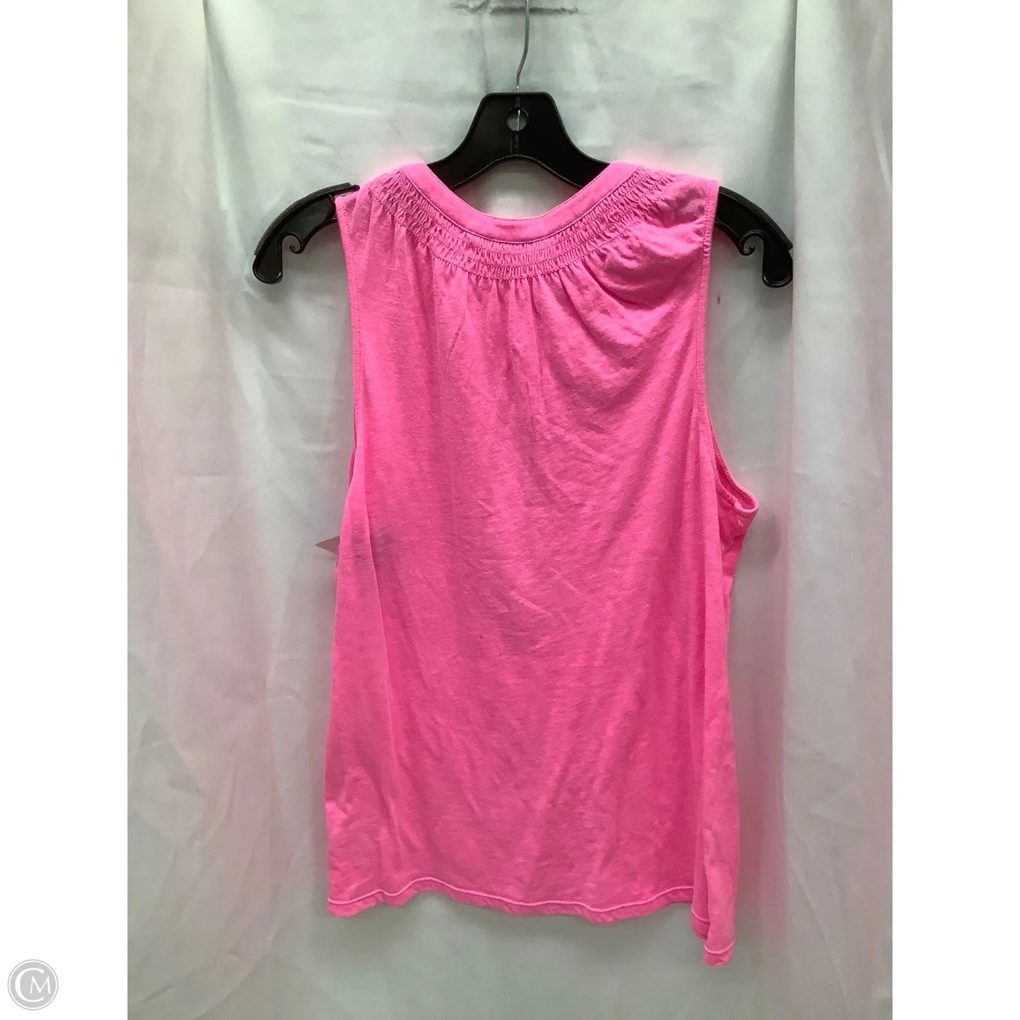 Top Sleeveless Designer By Lilly Pulitzer In Pink, Size: L