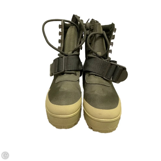 Boots Combat By Steve Madden In Green, Size: 6