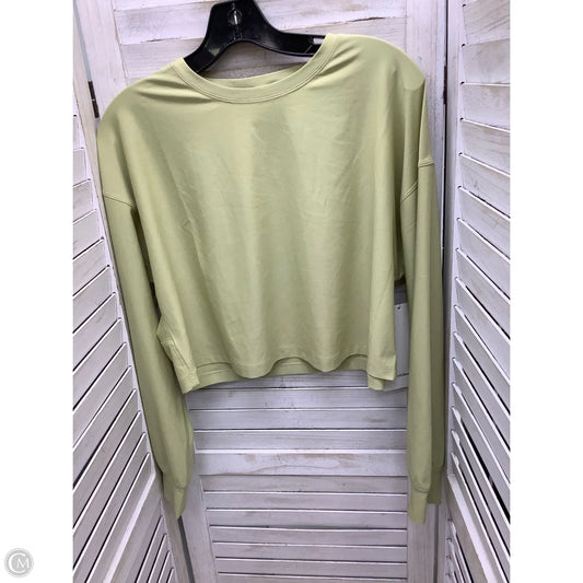 Top Long Sleeve By Lululemon In Green, Size: 6
