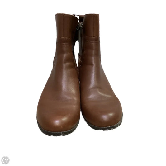 Boots Ankle Heels By Bandolino In Brown, Size: 8.5