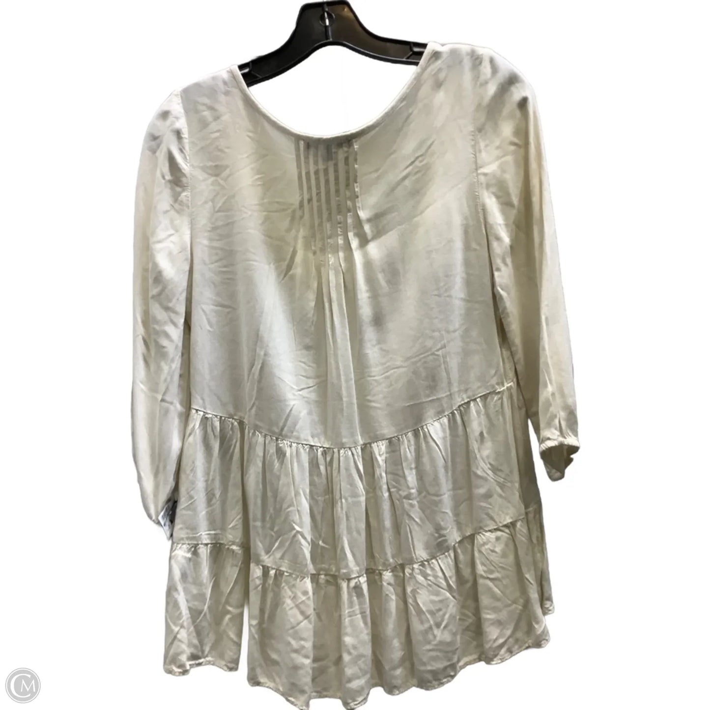 Top Long Sleeve By American Eagle In Ivory, Size: S