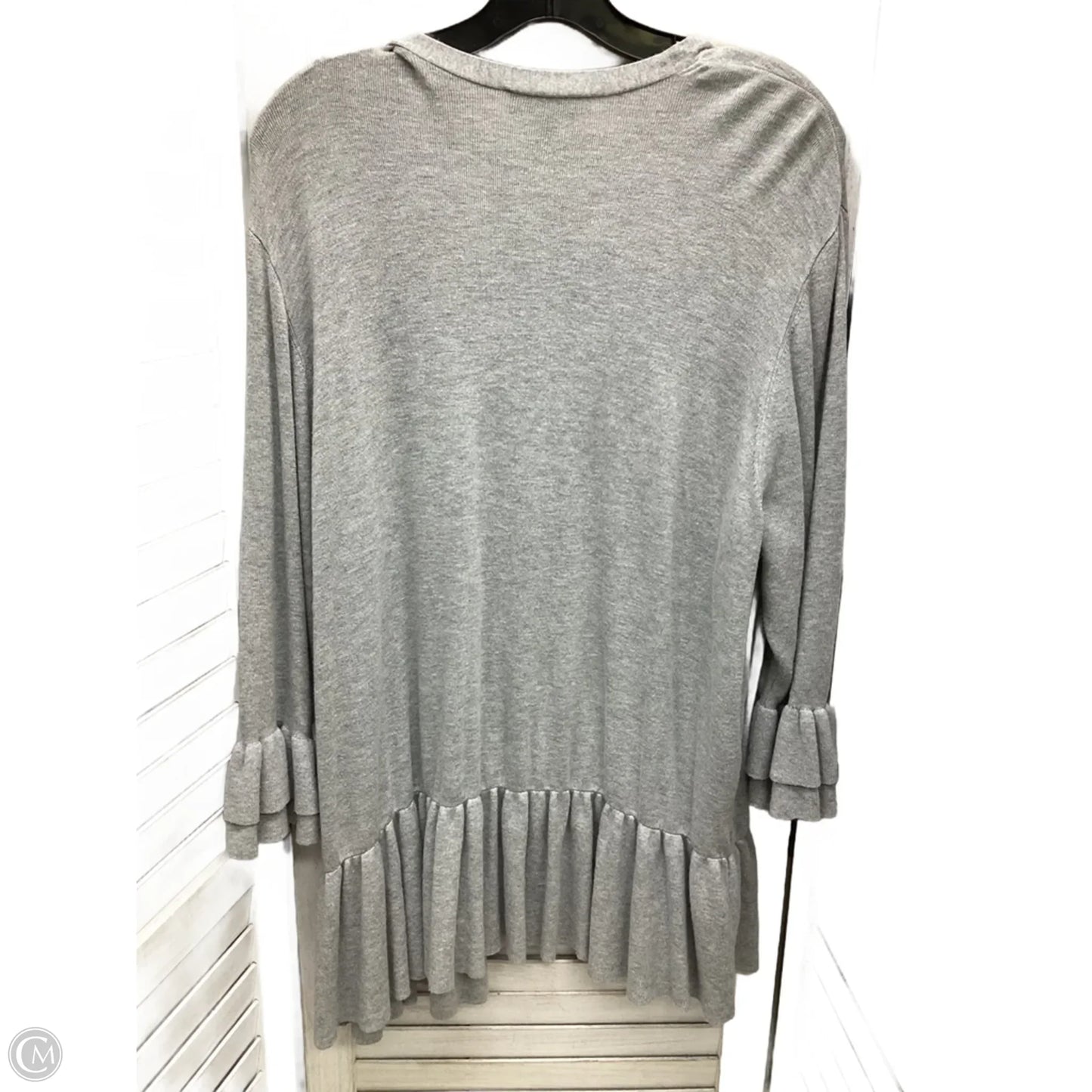 Cardigan By Lane Bryant In Grey, Size: 3x