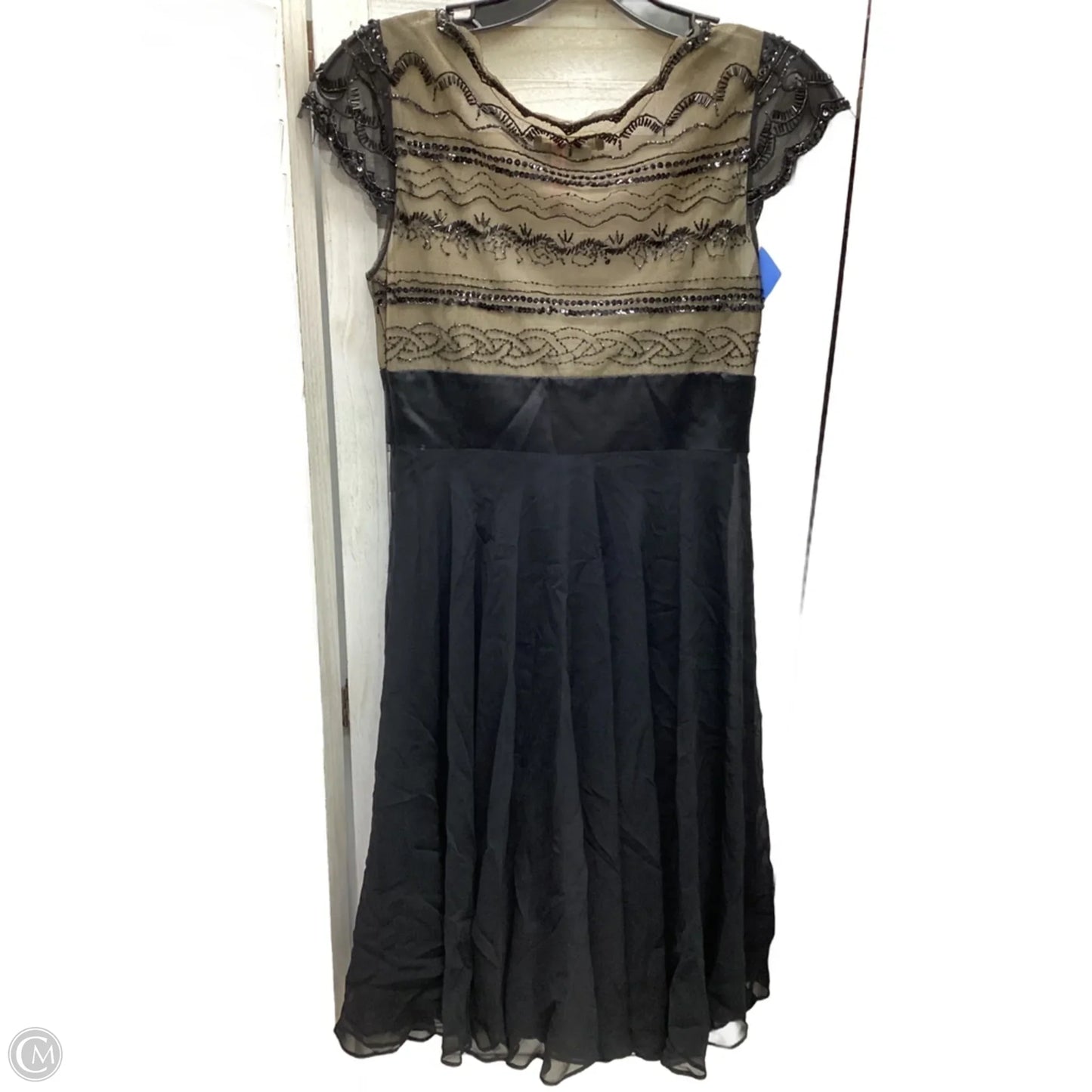 Dress Party Midi By Bcbgmaxazria In Black, Size: 4