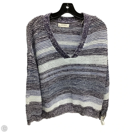 Sweater By Lucky Brand In Multi-colored, Size: L