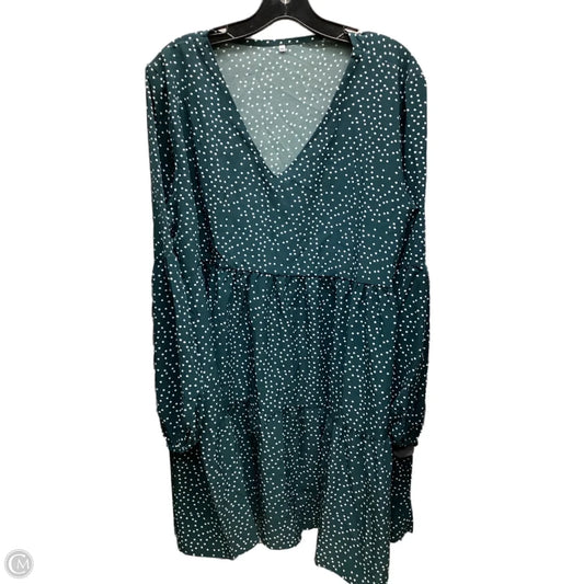 Dress Casual Short By Clothes Mentor In Polkadot, Size: 2x