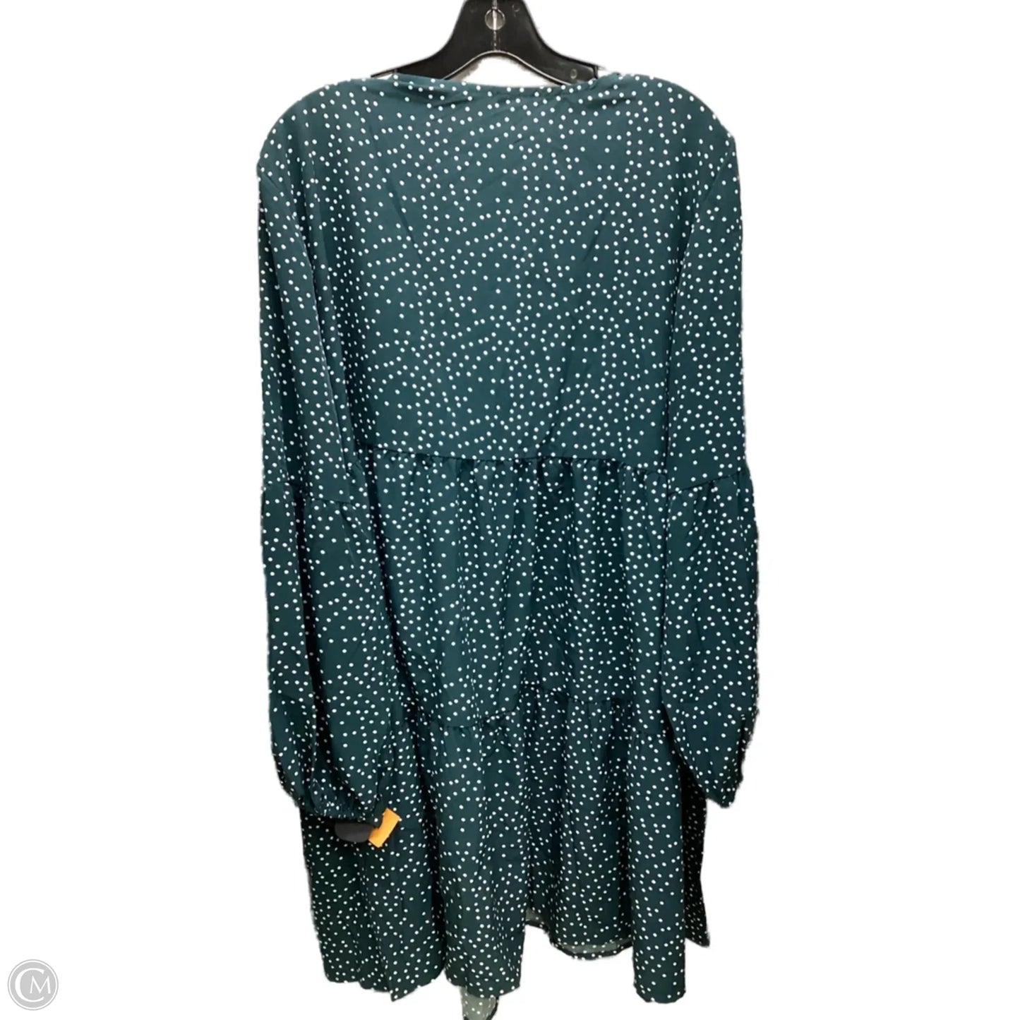Dress Casual Short By Clothes Mentor In Polkadot, Size: 2x