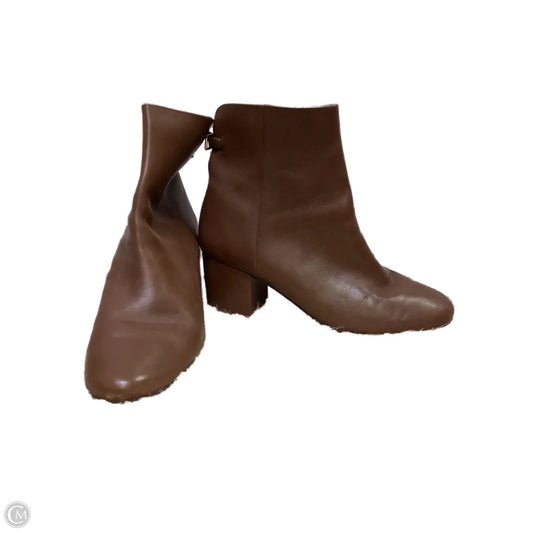 Boots Ankle Heels By Cole-haan In Brown, Size: 11
