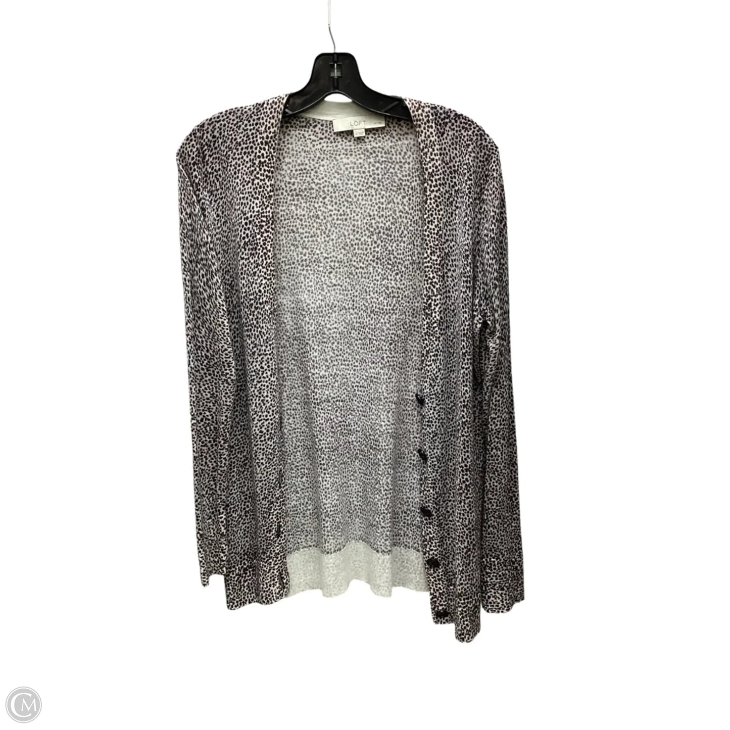 Tunic Long Sleeve By Loft In Animal Print, Size: M