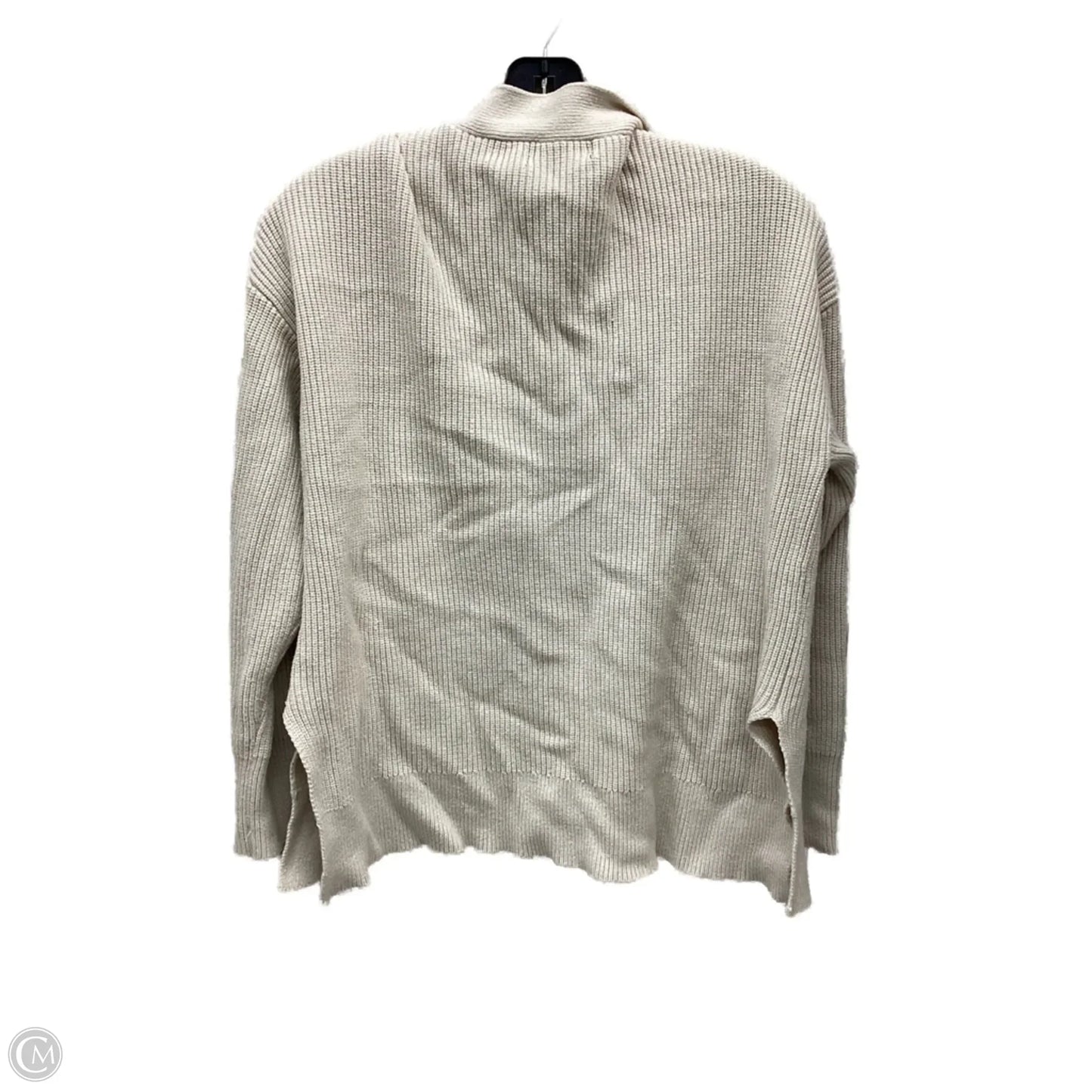 Cardigan By Tahari By Arthur Levine In Cream, Size: M
