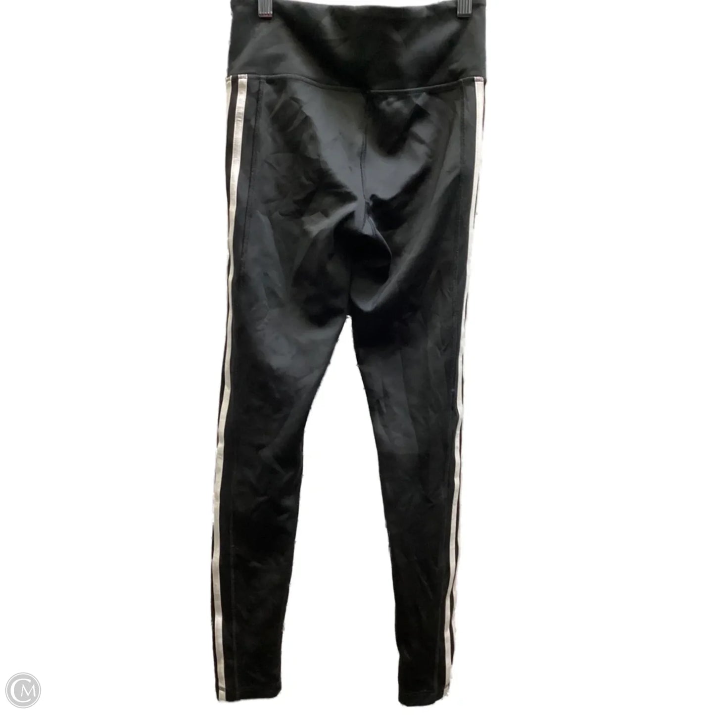 Athletic Leggings By Adidas In Black White, Size: S