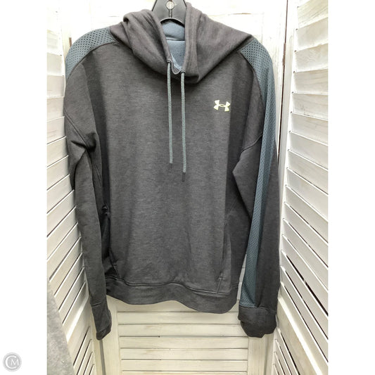 Athletic Sweatshirt Collar By Under Armour In Grey, Size: M